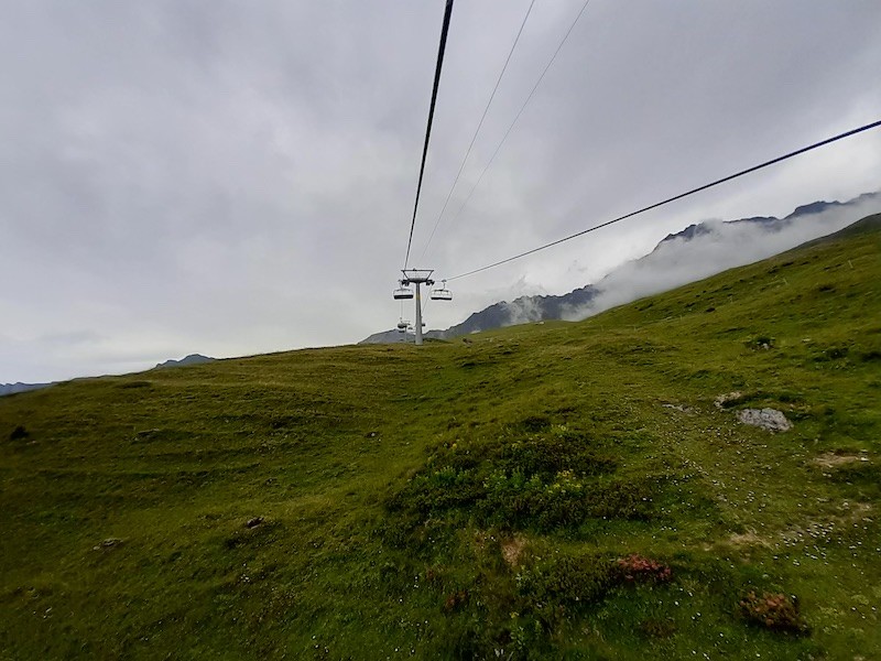 Trasse Weisshorn im unteren Bereich