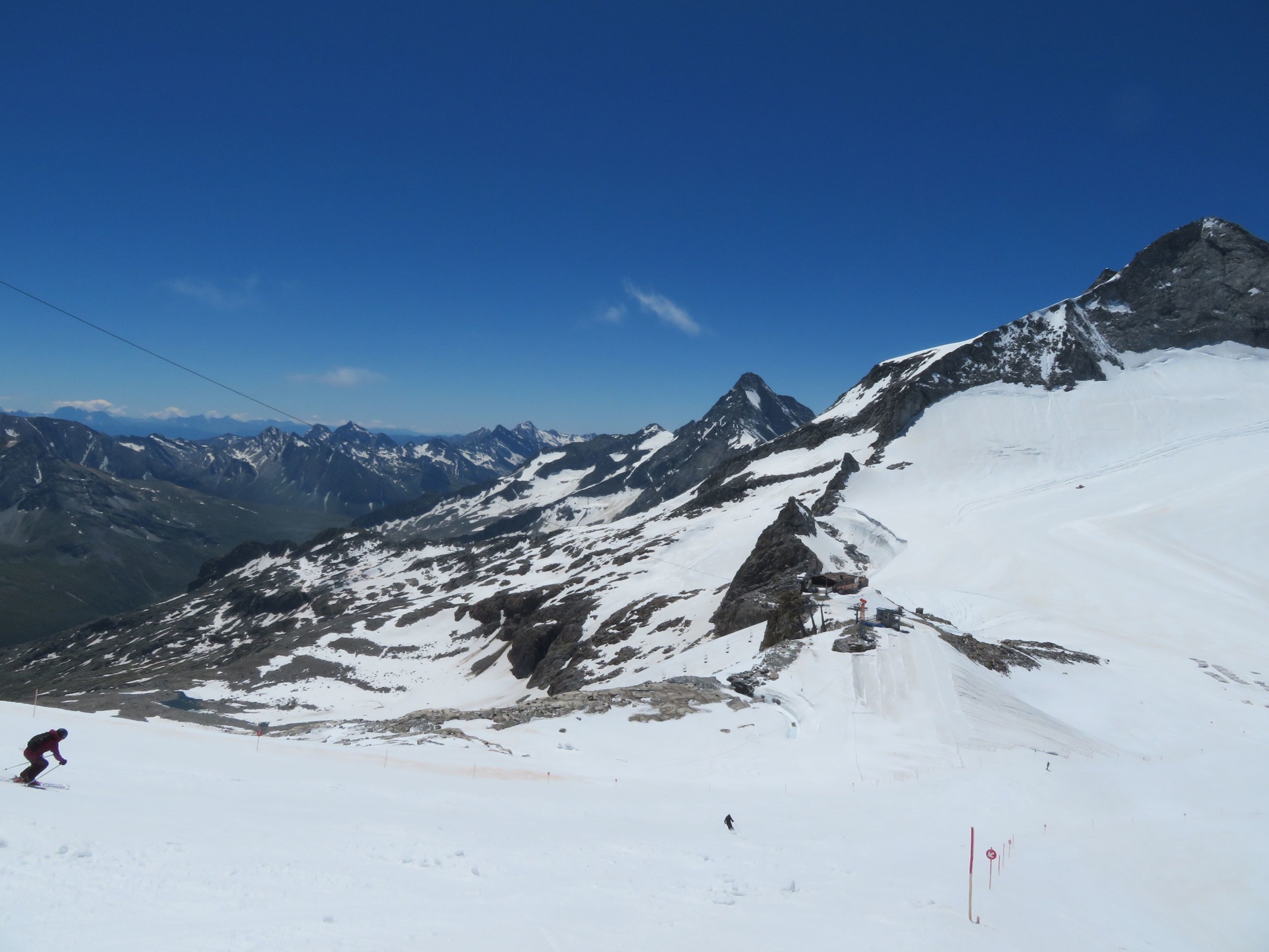 13.37 Uhr: Noch einmal der Blick zur 3-SB Schlegeis.
