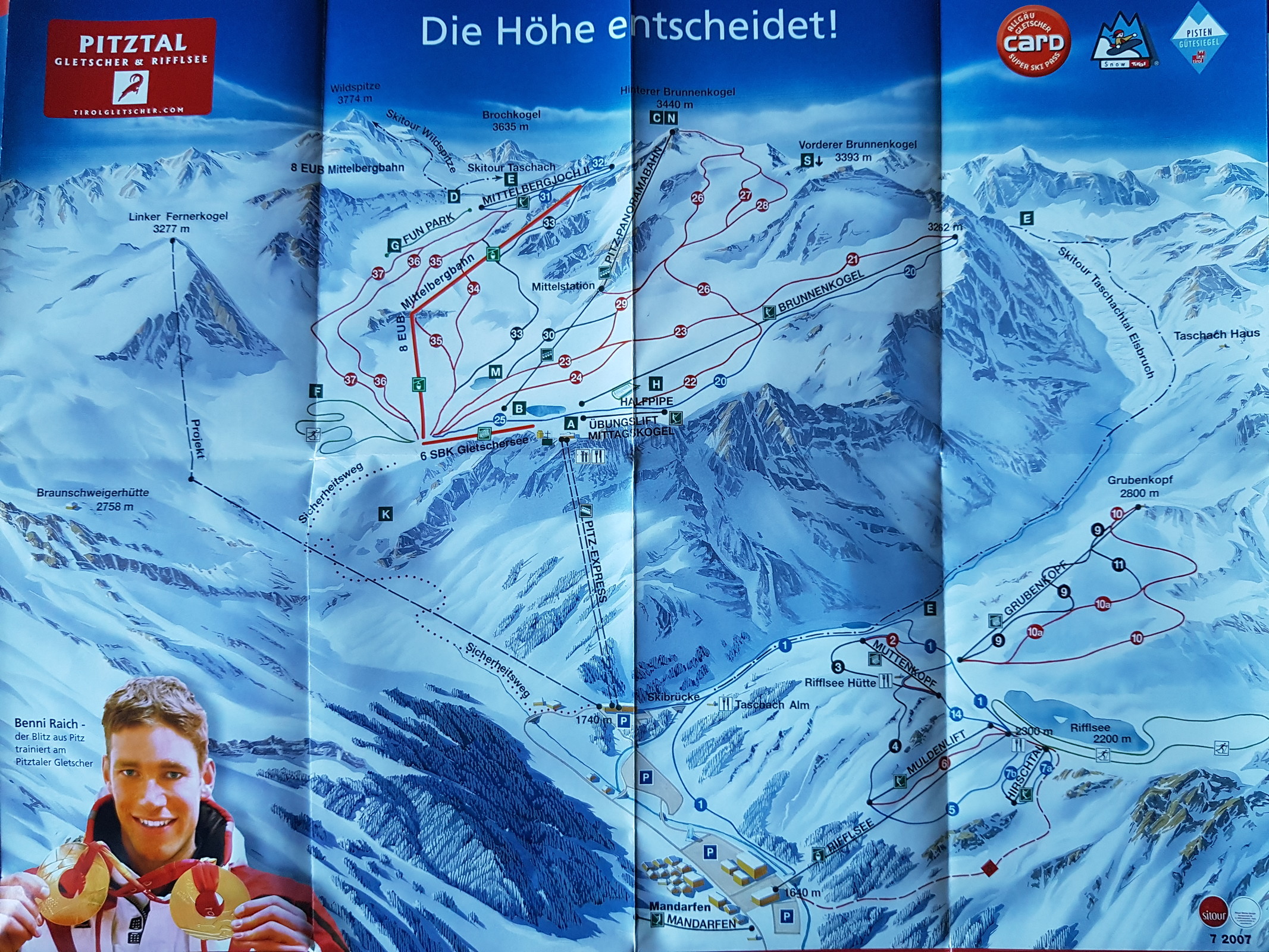 Pistenplan Ausschnitt