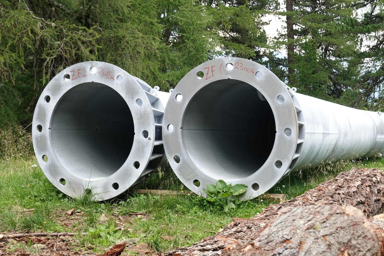 Stütze 1 &amp; 2 bei der Schöngampalm