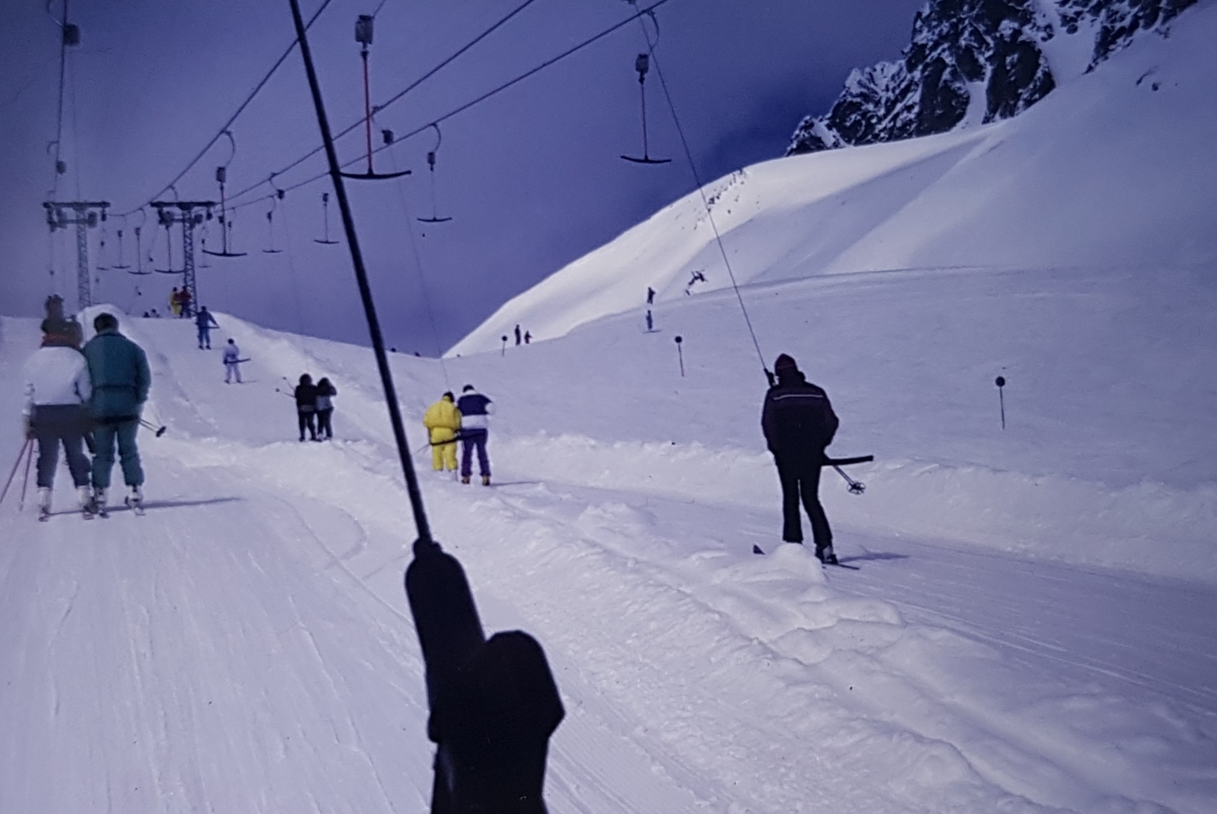 Im Doppelschlepper Viderjoch