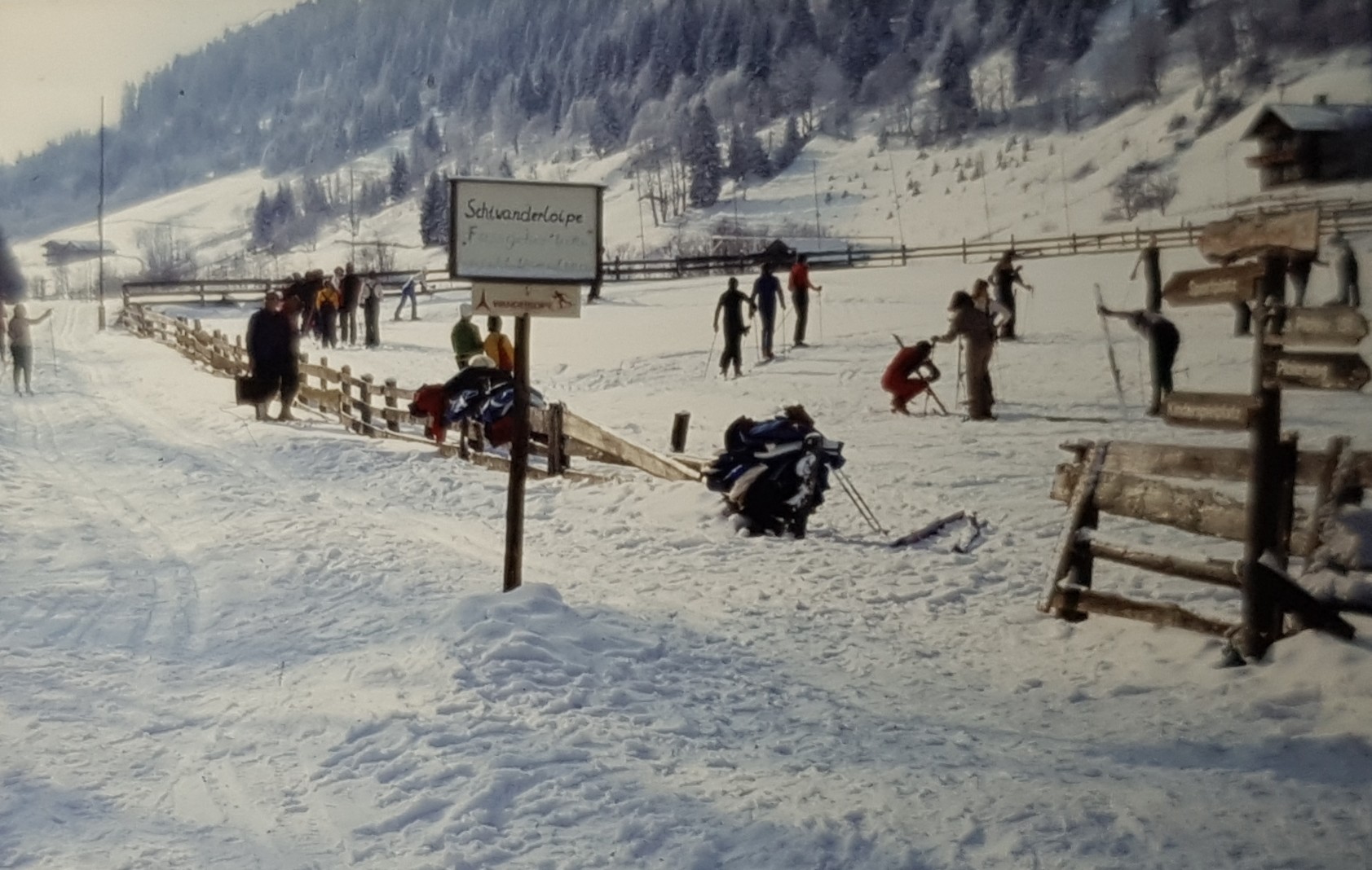 Start der Schiwanderloipe