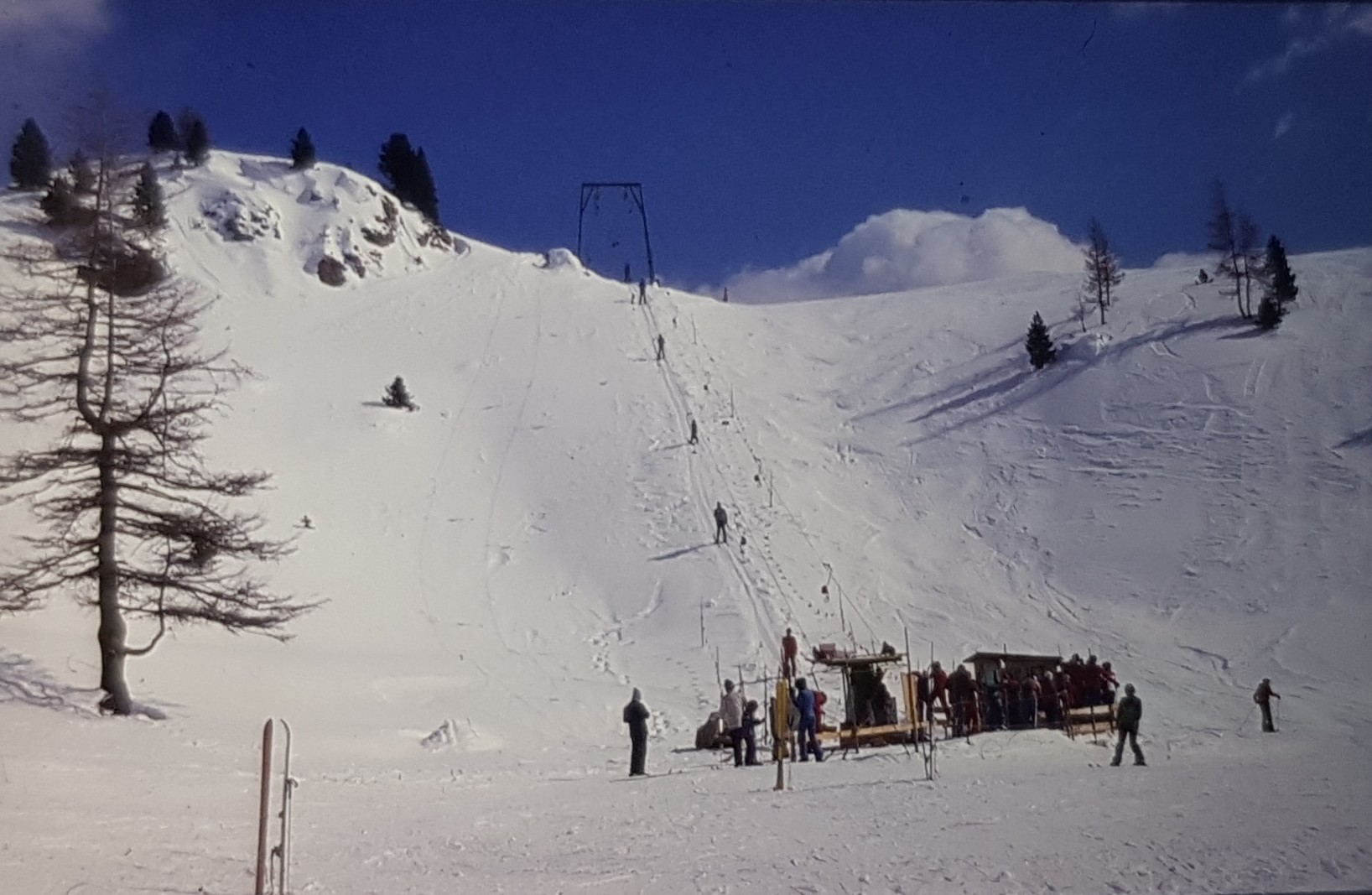 Ein Tellerlift irgendwo am Belvedere. Wo genau weiß ich aber nicht.