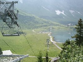 4SB Trübsee-Hopper; blicl über die Strecke.