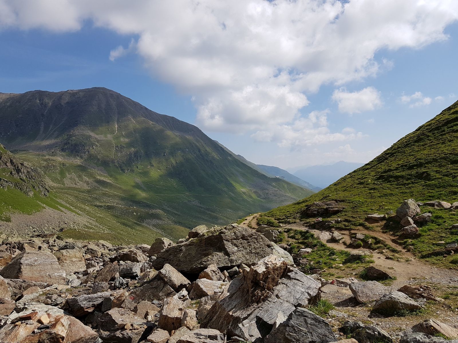 Rückblick auf den Steig. Natürlich wurde er seinem Namen gerecht ;-)