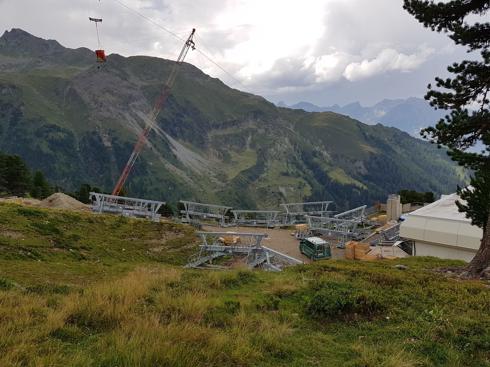 Jochlager an der alten Talstation