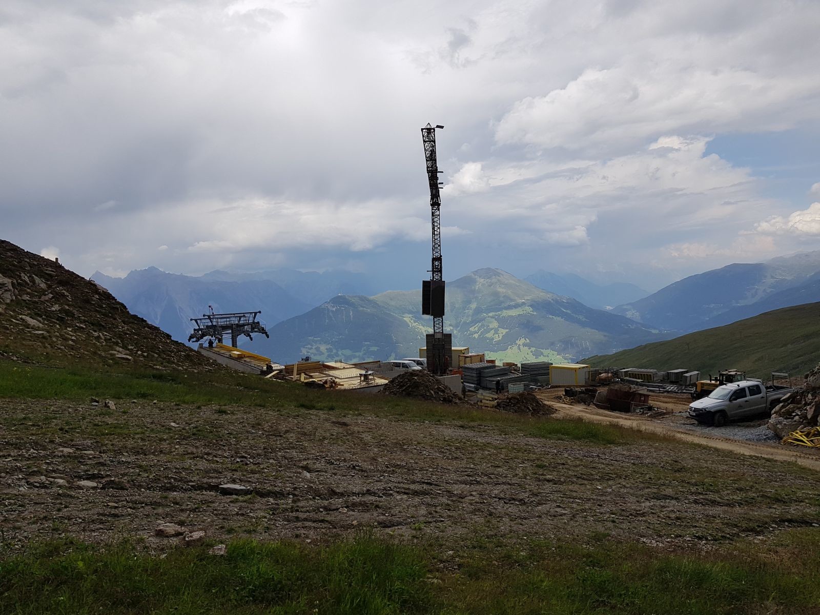 Auch die Stützen im Bild