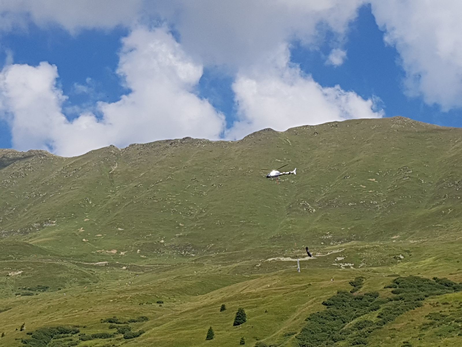 Transport der Stütze und Polster
