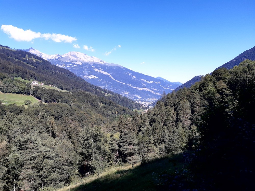 Blick vom Polaweg auf Chur