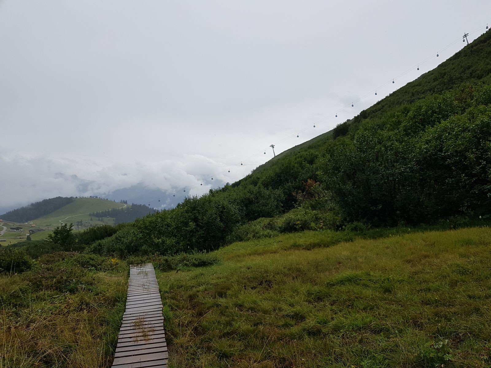 Schöner und neuer Ausblick für mich auf die Trasse der Lazidbahn