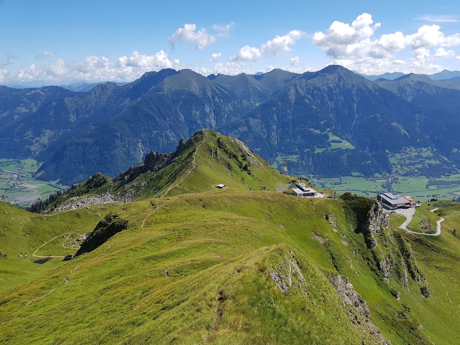 Die Bergstationen kommen in Sicht