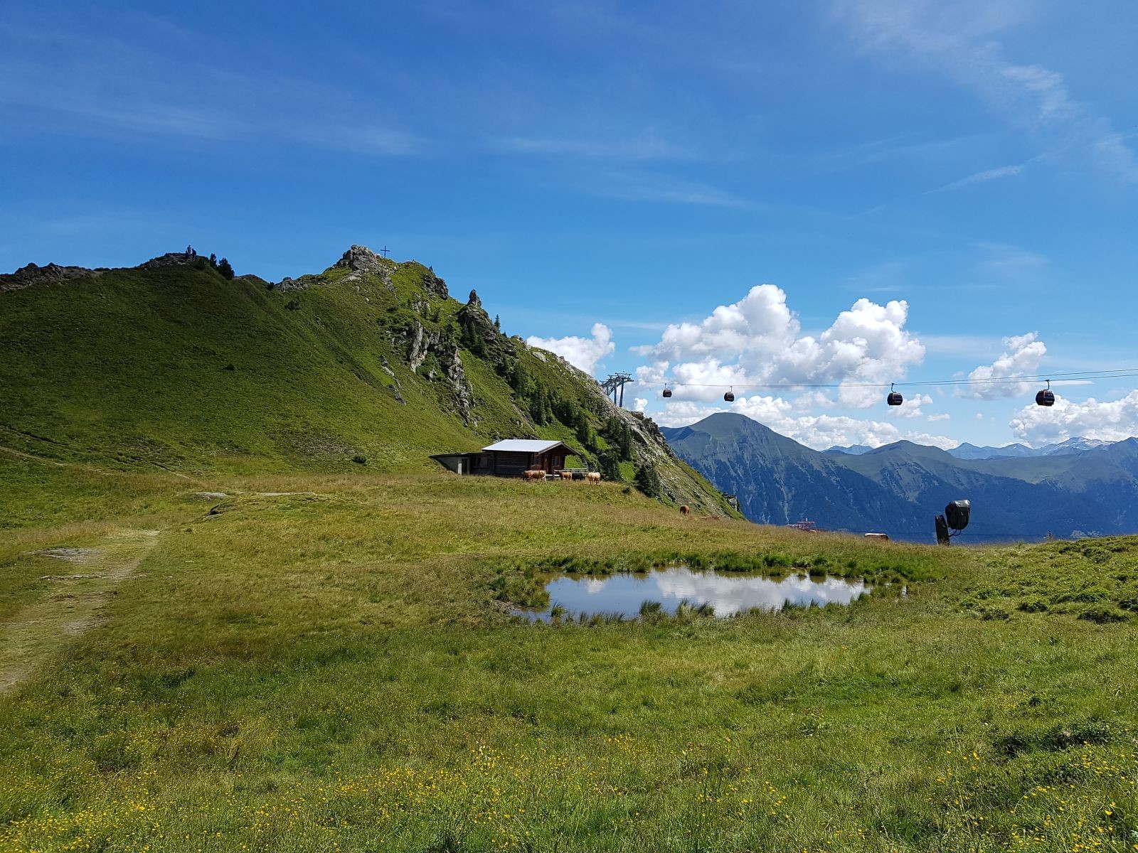 Nun sind wir wieder da angekommen, wo wir gestartet sind und starten unsere Hauptwanderung