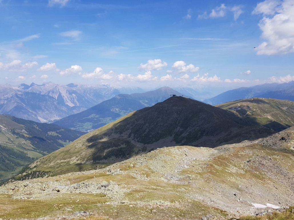Rückblick auf den Zwölferkopf und auch auf den Venet und Hochzeiger!