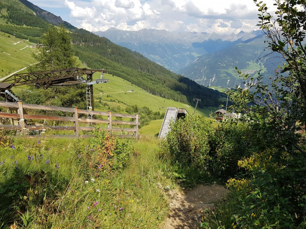 Bis kurz vor den Möserlift ist man noch im Idyll,