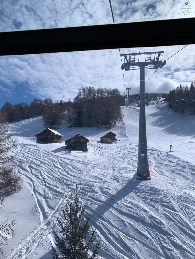 Auch schön zu fahren Richtung Veysonnaz, gefällt mir besser als die nebenan liegende Bärenpiste