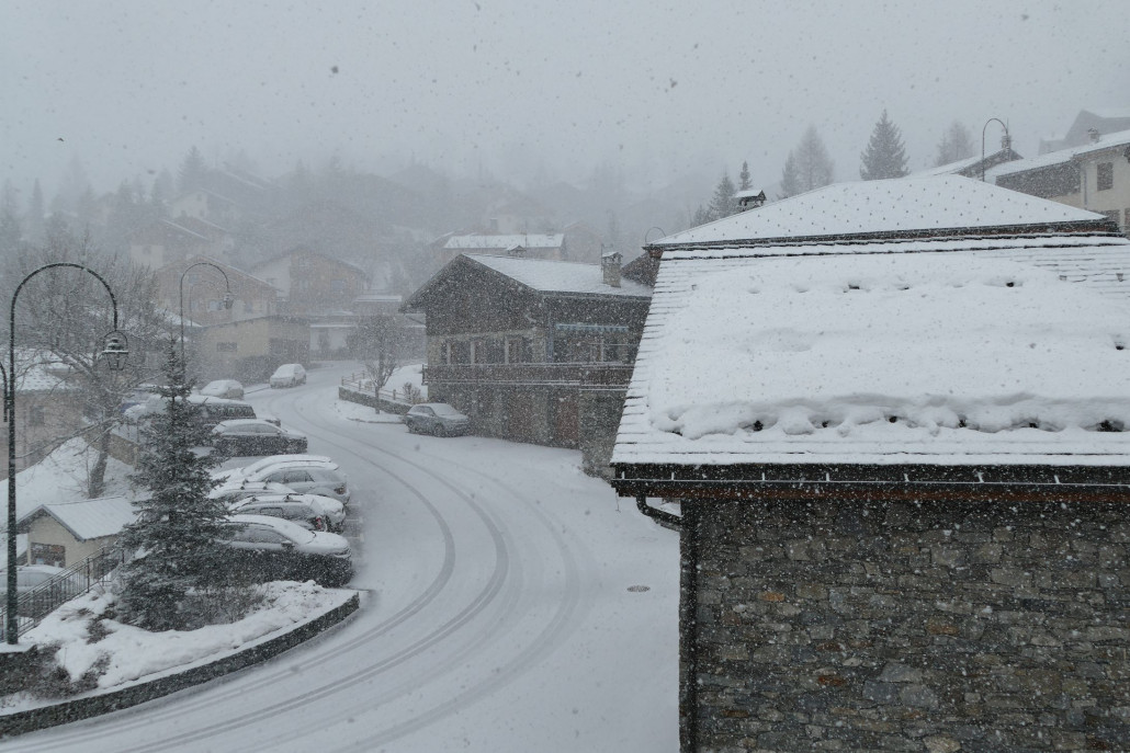 Blick aus dem Chalet