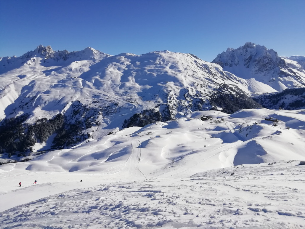 Auf der anderen Talseite: Saulire