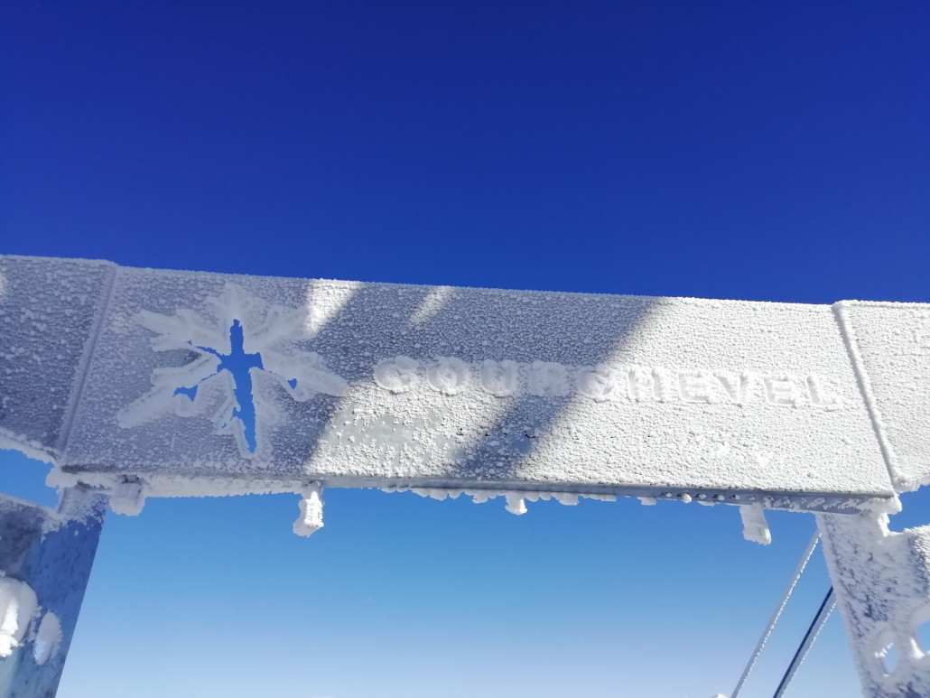 Oben angekommen: Sonne und kalt. Perfekt