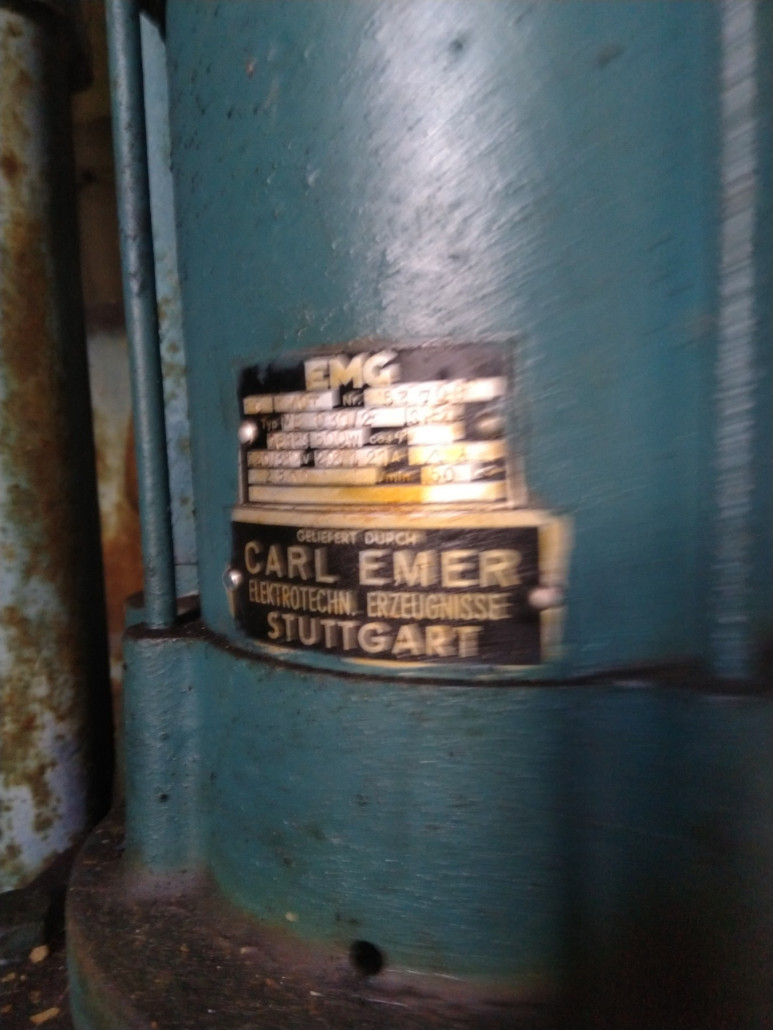 Der Hydraulikzylinder der Bremse