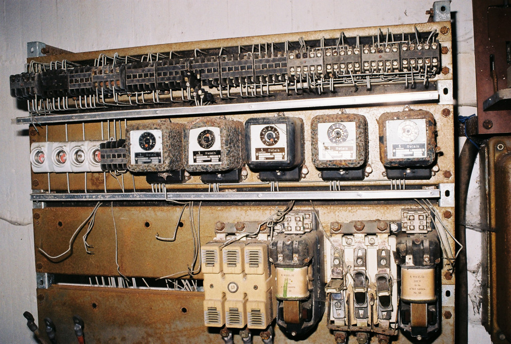 Die Relais im Detail, alles Siemens Bj.1957