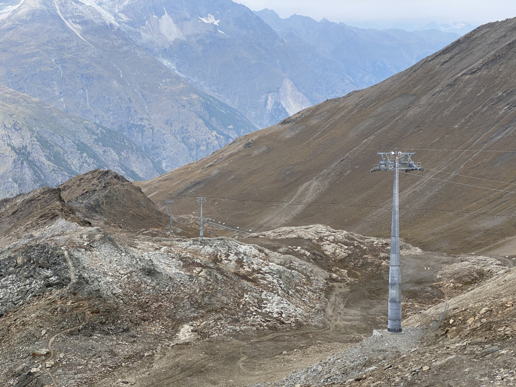 Blick von Bergstation