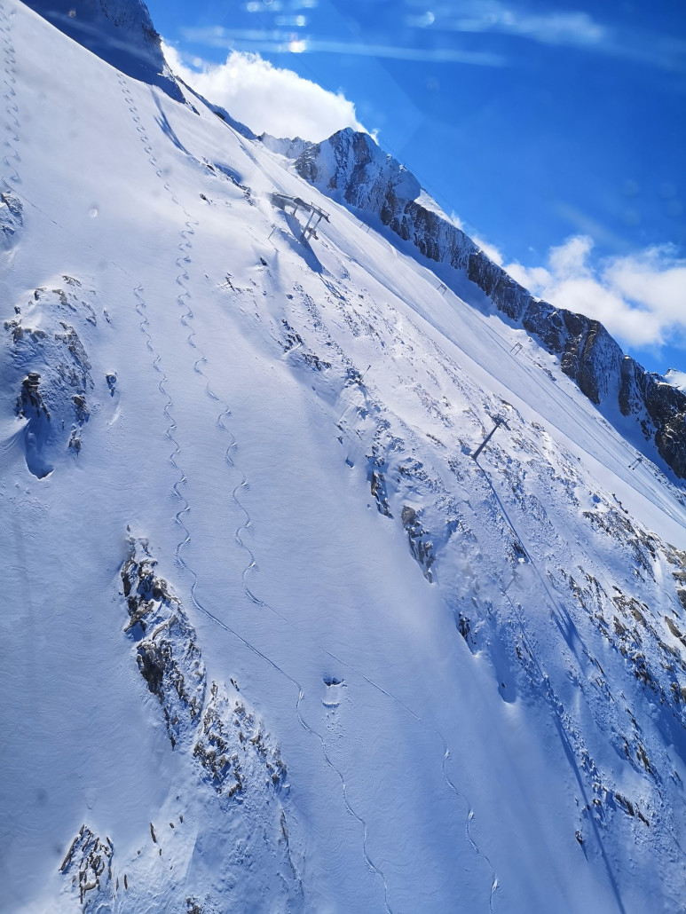 Schmiedinger wird beschneit