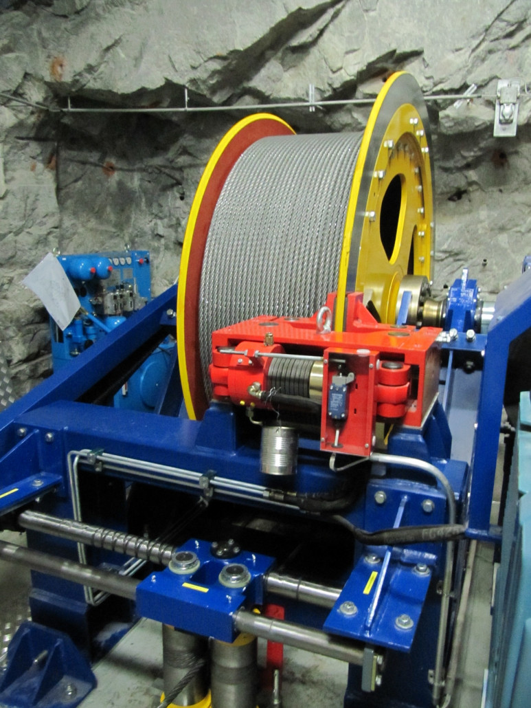 Winde der Standseilbahn