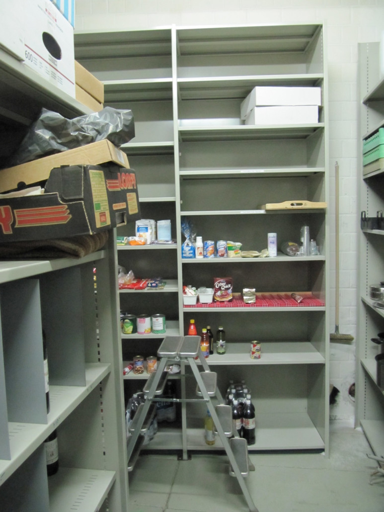 Lagerraum der Küche