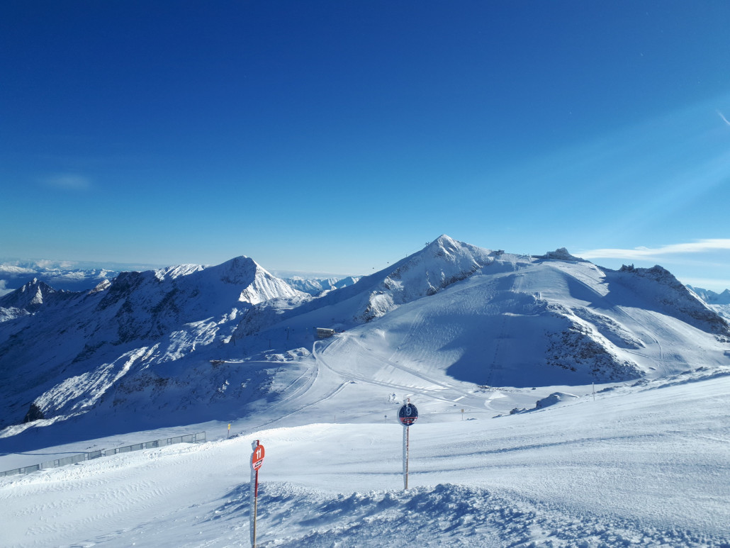 Gefrorene Wand im Blick