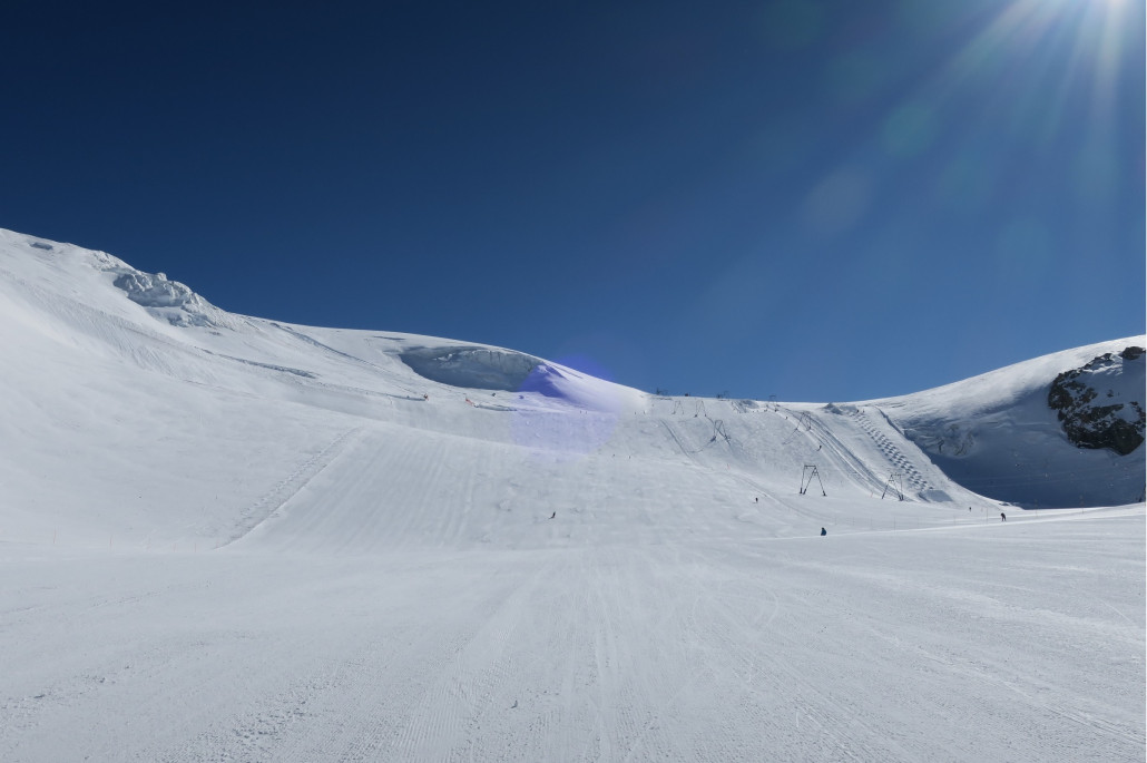 Traumhafte Abfahrten kurz vor Liftschluss