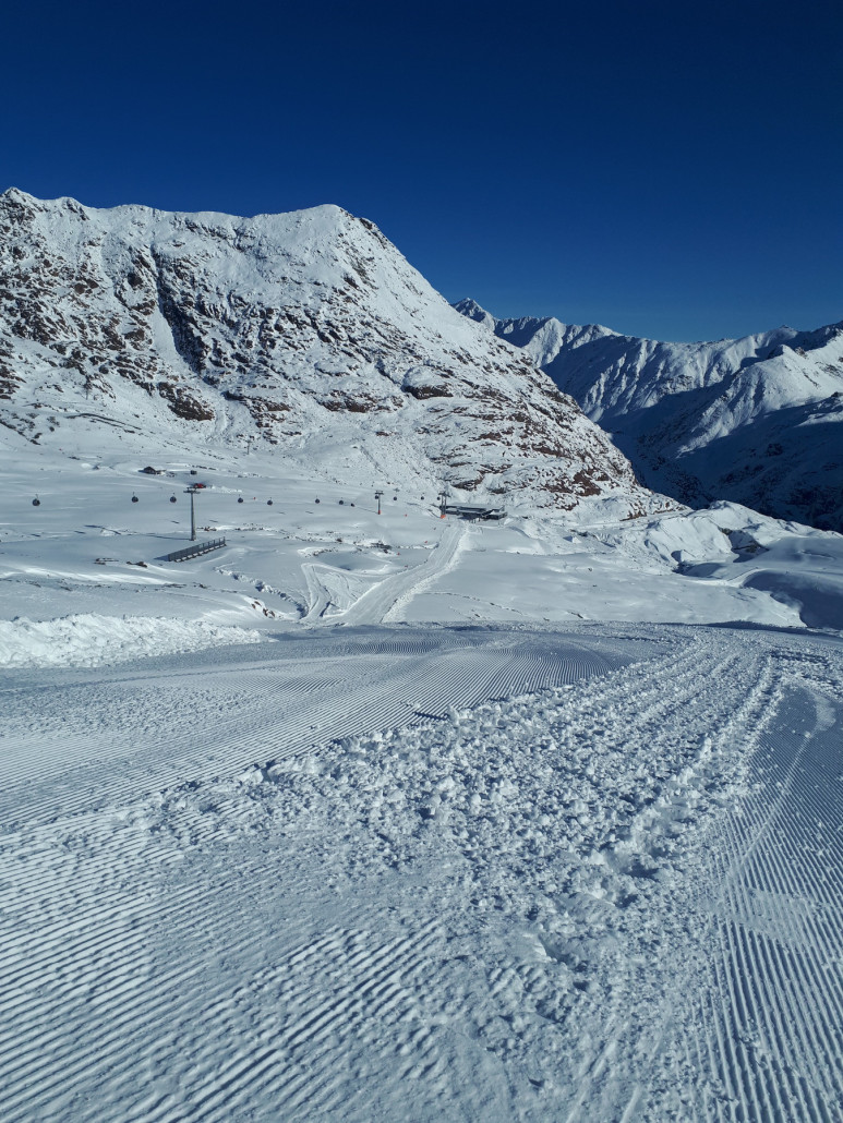 Weiter unten auch großteils präpariert