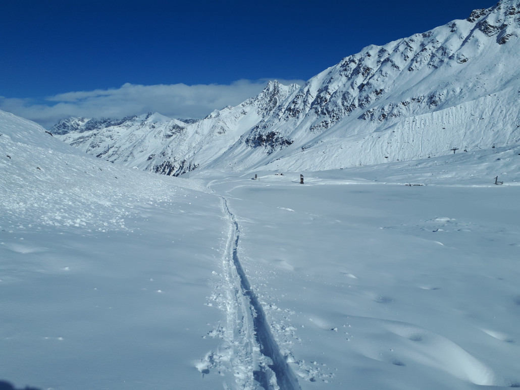 Letztes Stück ist Langlauf