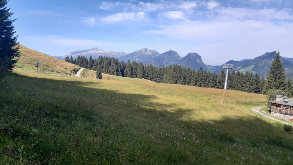 Noch ein kurzer Blick zurück. Links der Ifen.