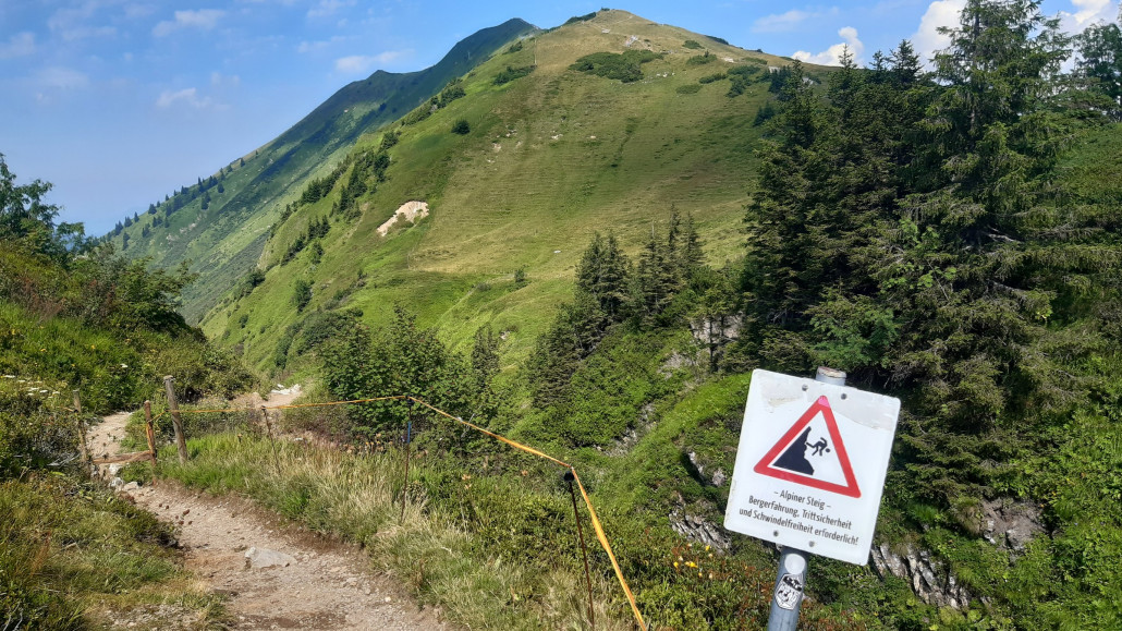 Absteig über Riezler Alpe