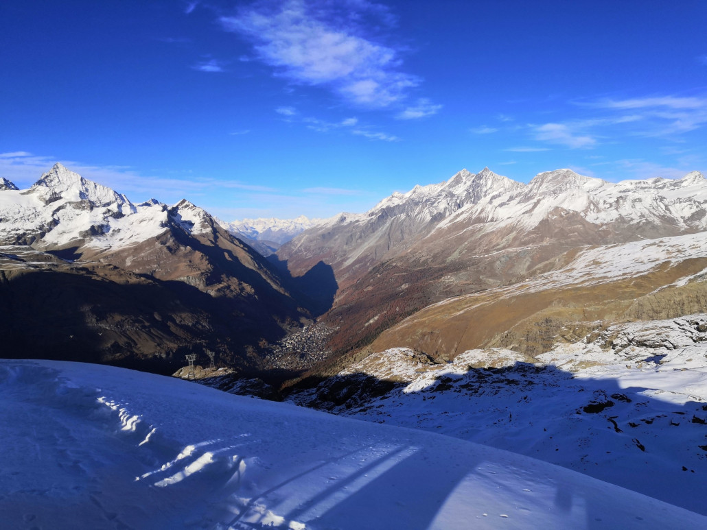 Um halb vier geht es nach einem genialen Tag wieder ins Tal.