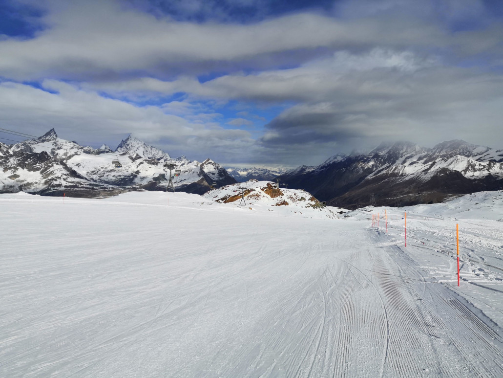 So leer war es kurz vor 12:00 Uhr am Furgsattel.