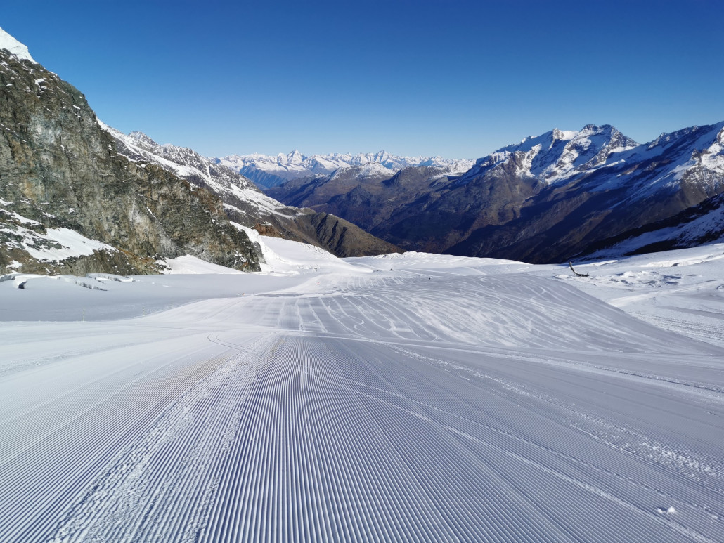 ultrabreite Speed-Trainigspiste heute frei