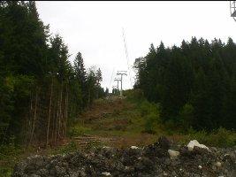 Strecke Richtung Berg