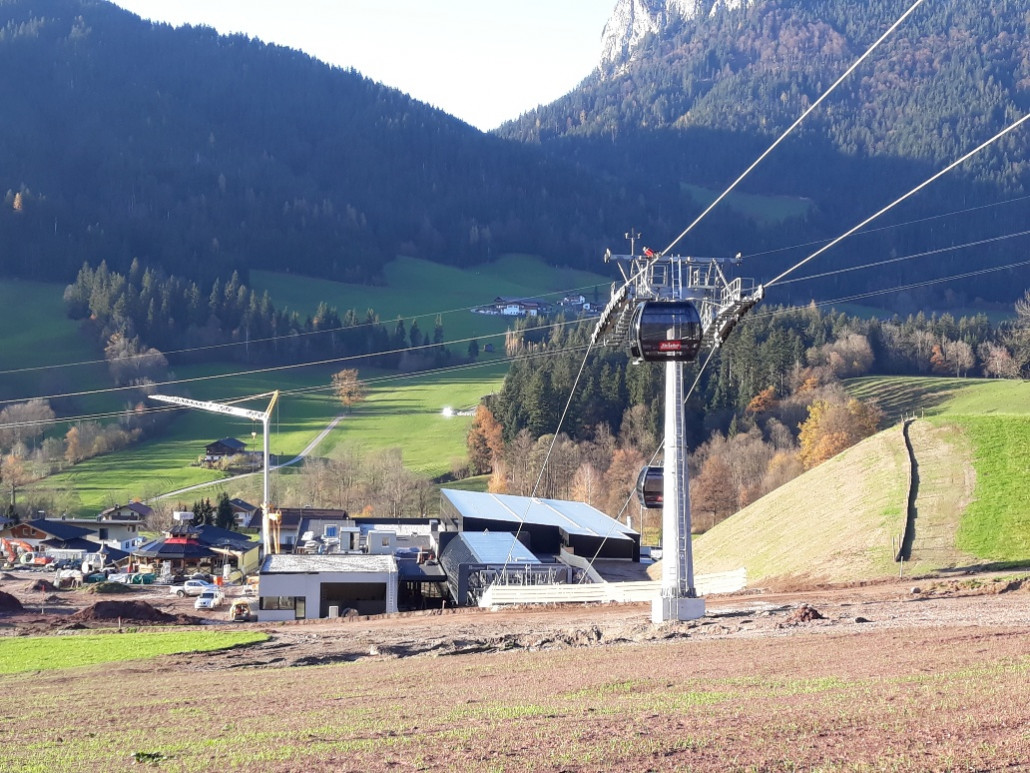 Talstation von oben