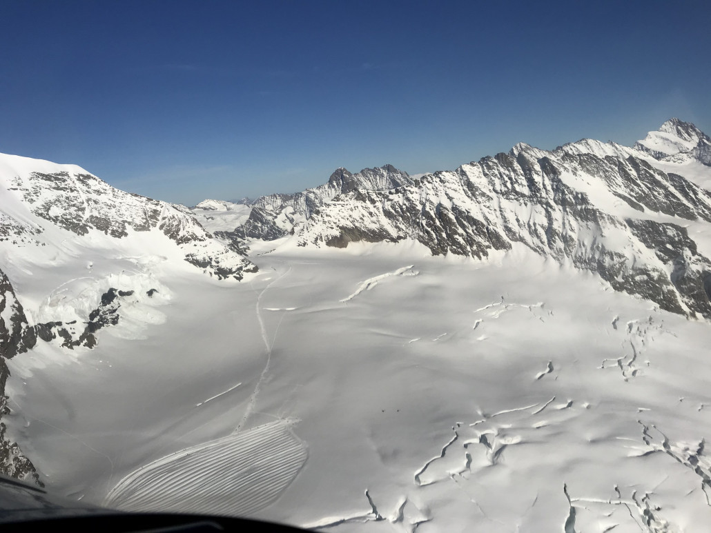 Mönchsjoch von Westen...