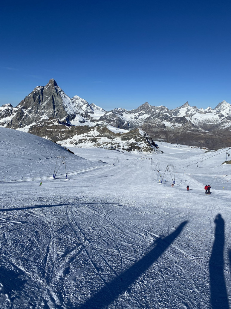 Plateau Rosa: auch hier hervorragende Verhältnisse