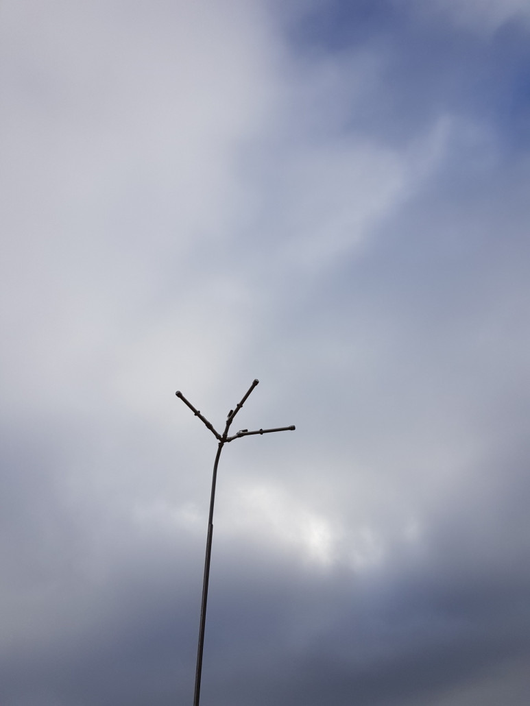 Lanze mit 3-fach Schneikopf am Haupthang