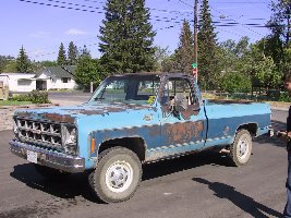Truck 2, der für die Fahrten nach Panorama (www.panoramaresort.com) und in die Stadt Invermere, sobald wir aufn Hwy mussten, hammer den großen genommen
