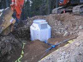 Beschneiungsanlage auf der Ganzeben-Abfahrt.