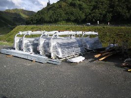 Sessel auf dem Parkplatz