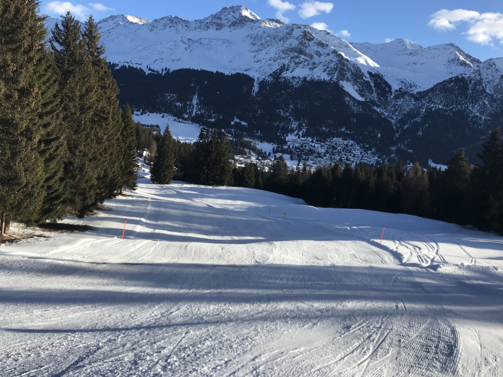 Abfahrt nach Val Sporz, schon lange nicht mehr gemacht