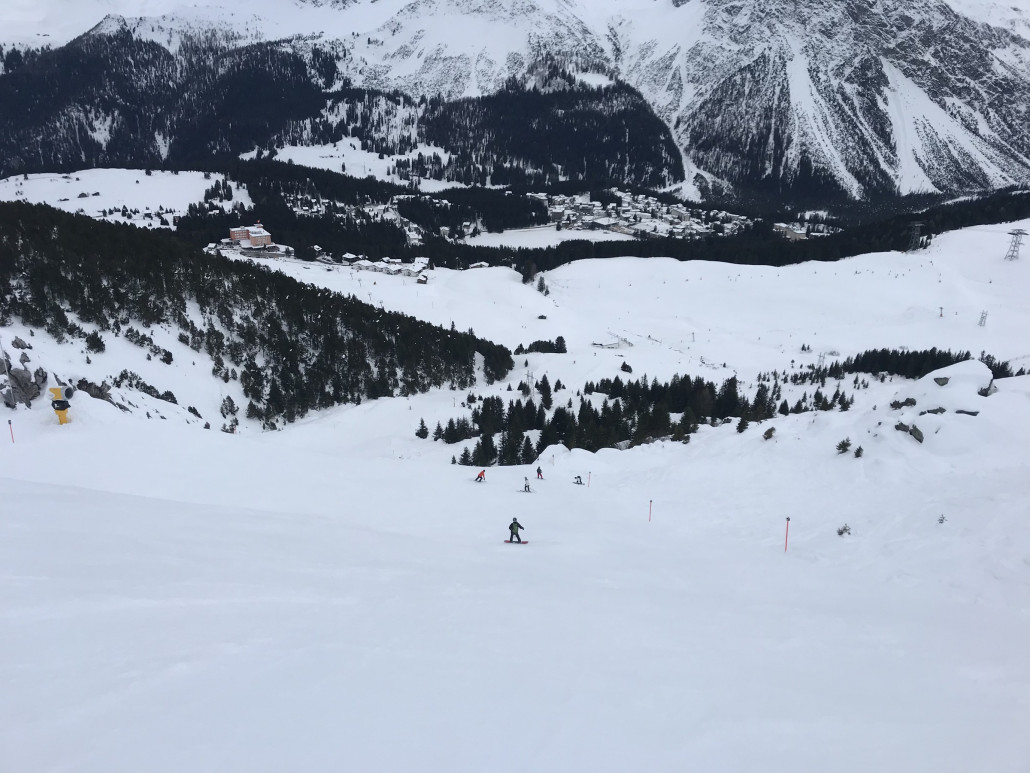 Und eindrücklich steil