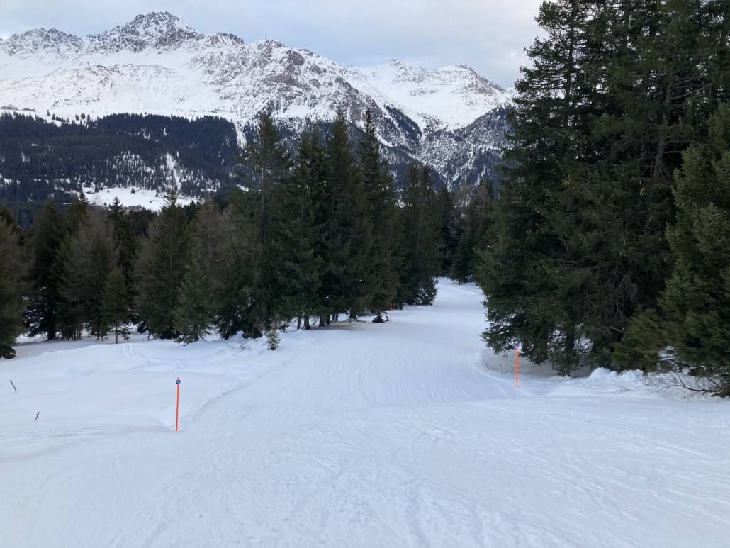 Nun offiziell geöffnete Talabfahrt 46