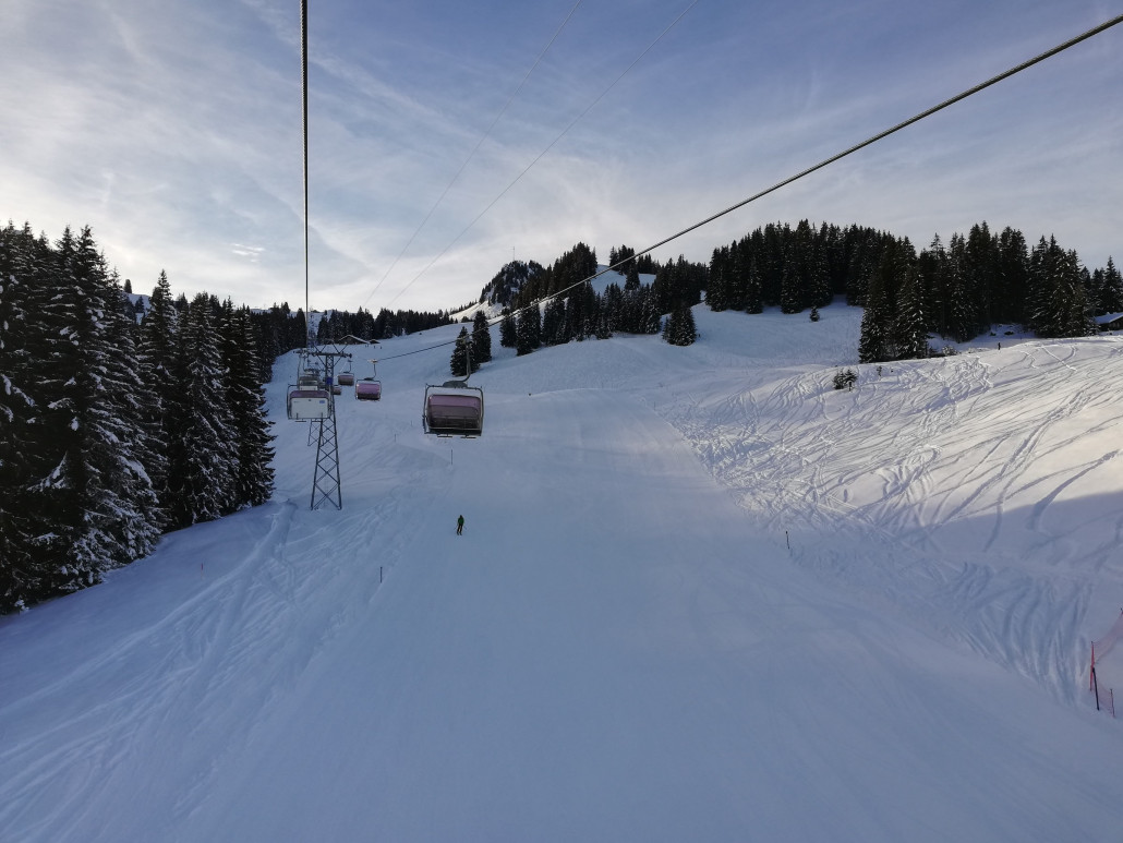 Auch Heute besseres Wetter als angekündigt. Mir solls recht sein.