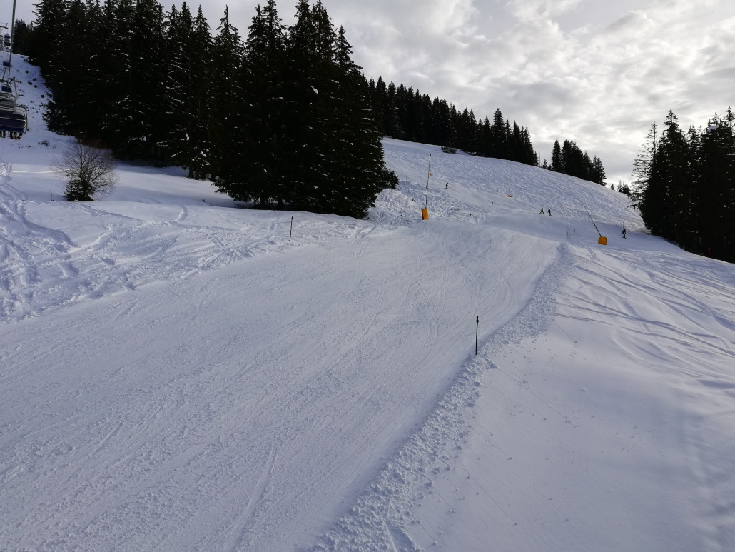 Auch in Schönried erstaunlich gute Pisten, die Montags auch noch pulvrig waren.